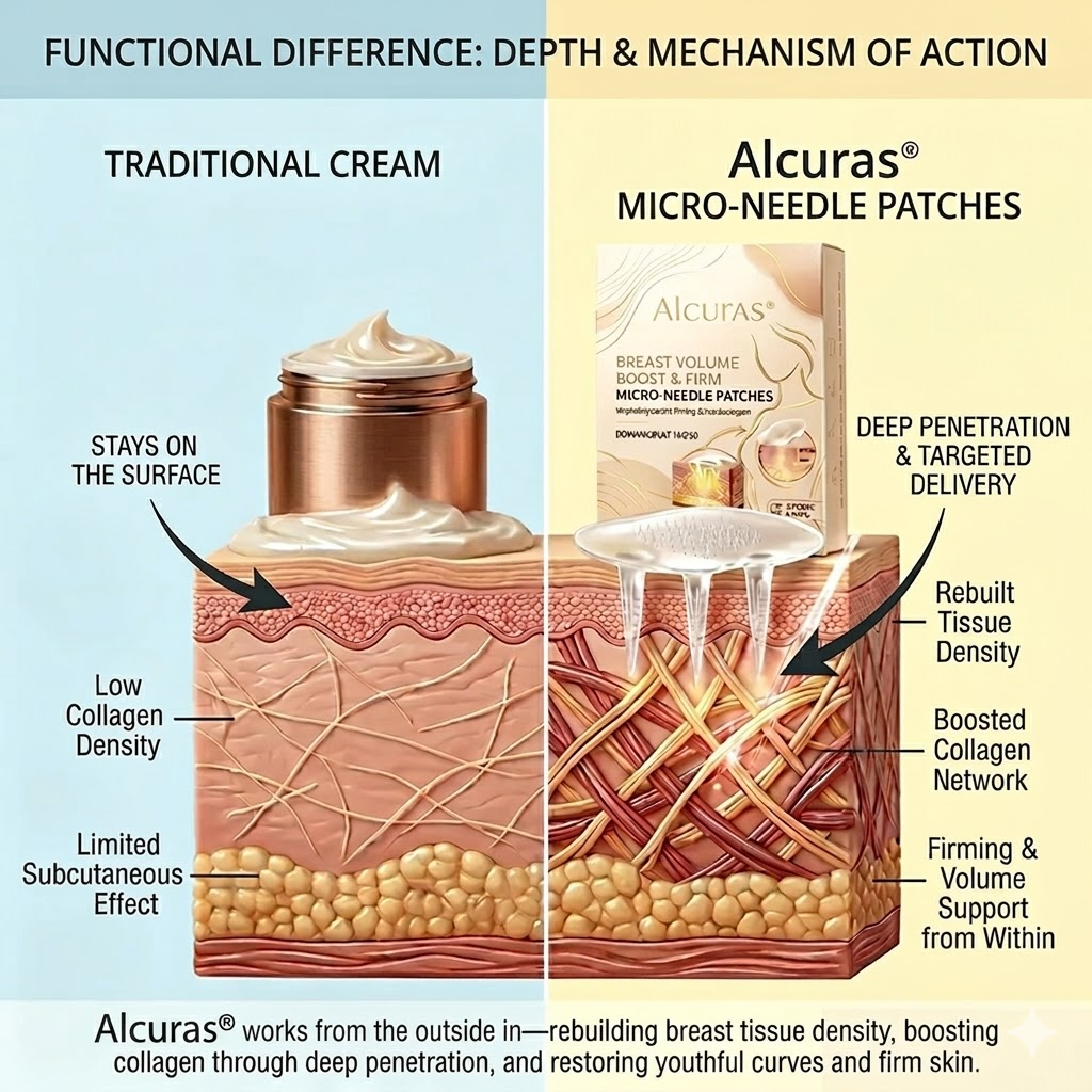 Alcuras®Targeted Breast & Buttock Enhancement Advanced Nano Microneedle Patch