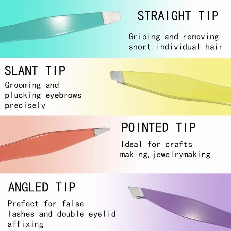 Umexpro Fine Grip Lash Tweezers
