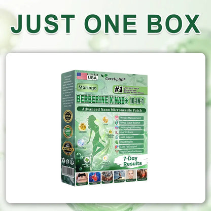 Umex® Metabolic Nano Microneedle Patchus (Just once a day, visible changes in 7 days) Berberine+ Moringa Formula  For obesity, Looseskin,diabetes, sleep apnea, joint issues, and more